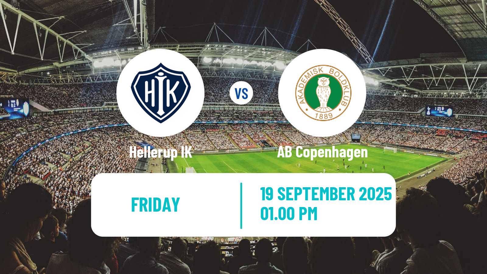 Football Danish 2 Division Hellerup - AB Copenhagen