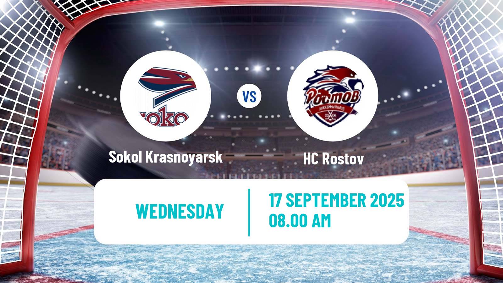 Hockey VHL Sokol Krasnoyarsk - Rostov