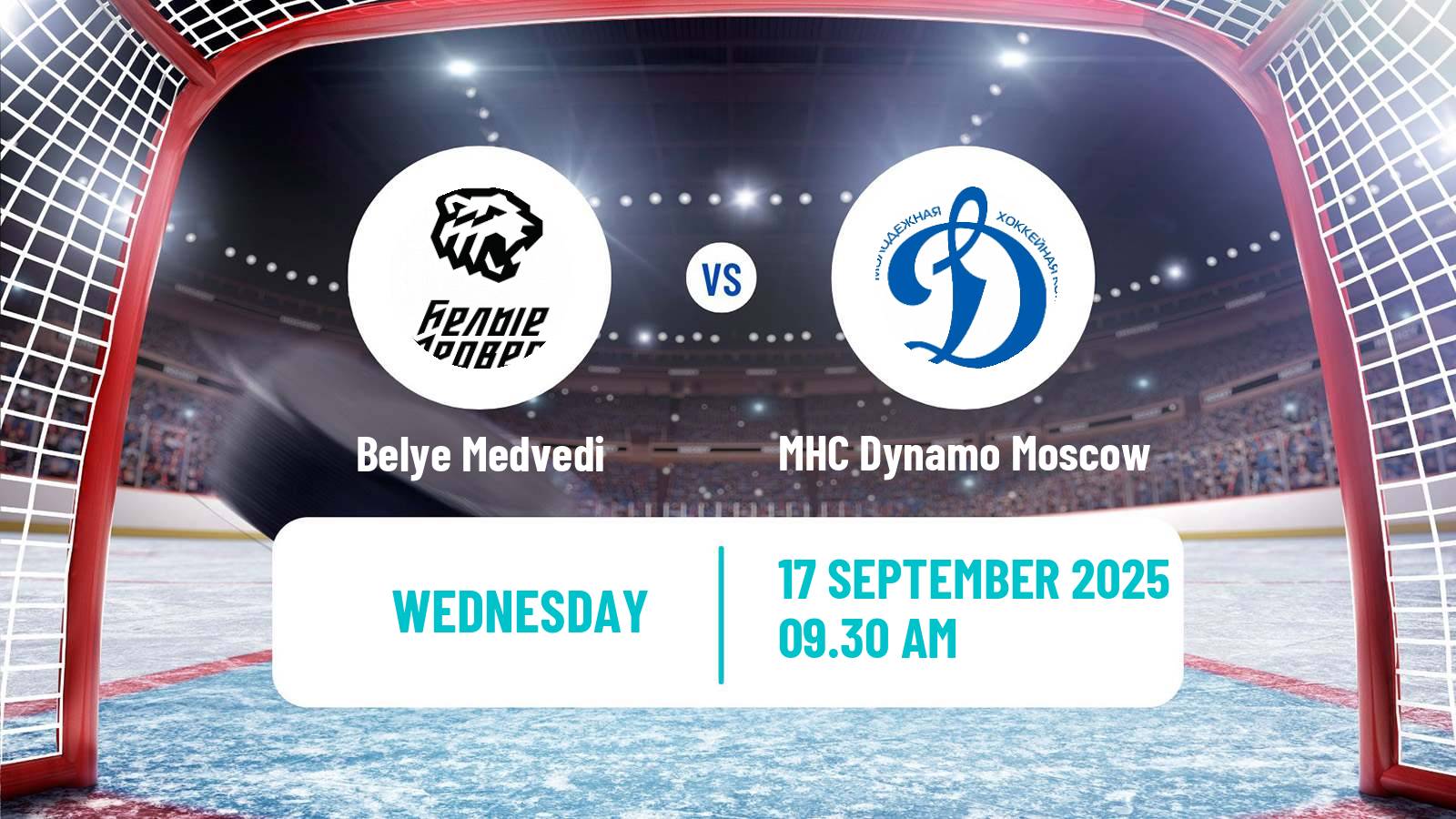 Hockey MHL Belye Medvedi - MHC Dynamo Moscow