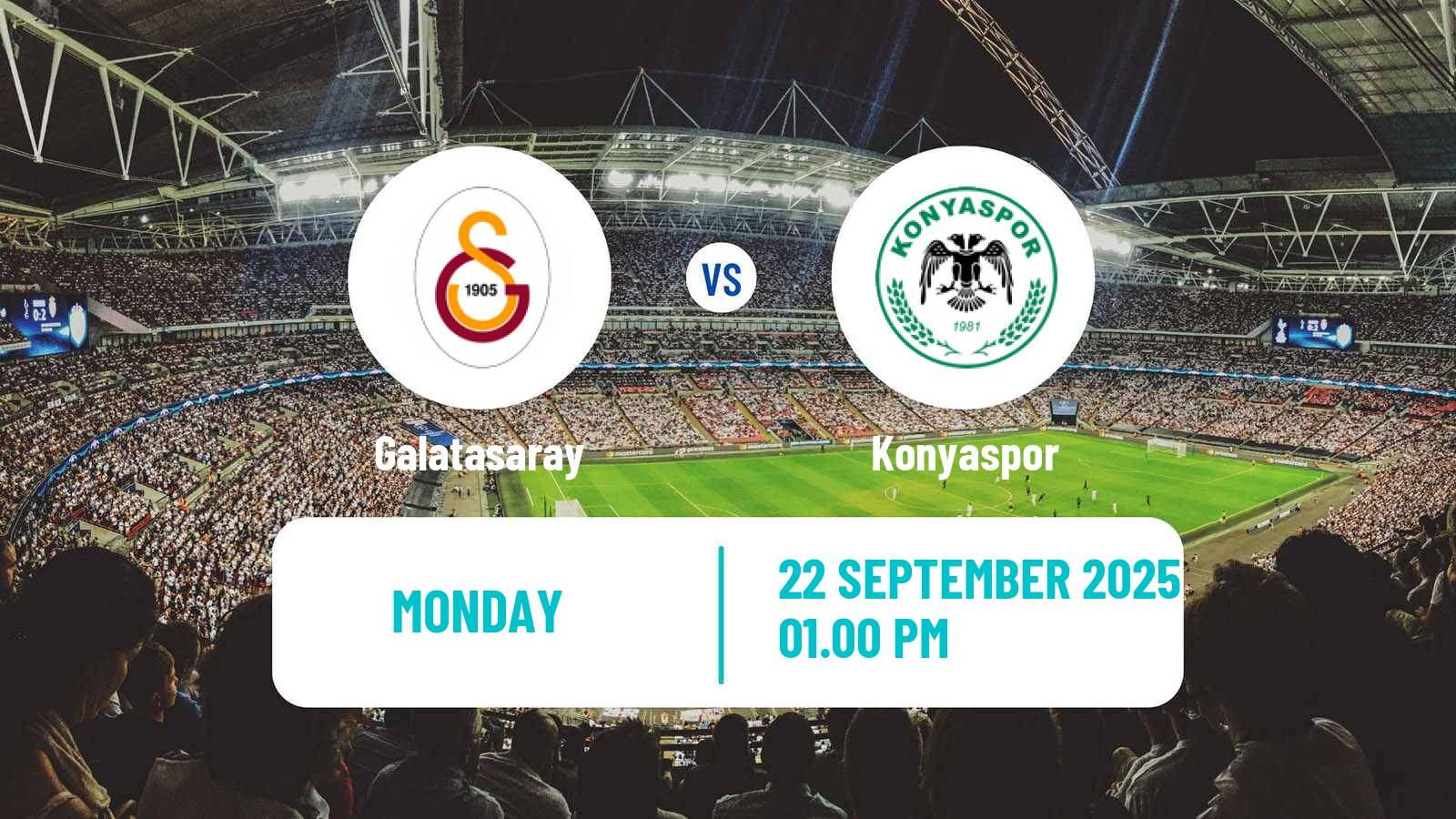 Football Turkish Super League Galatasaray - Konyaspor