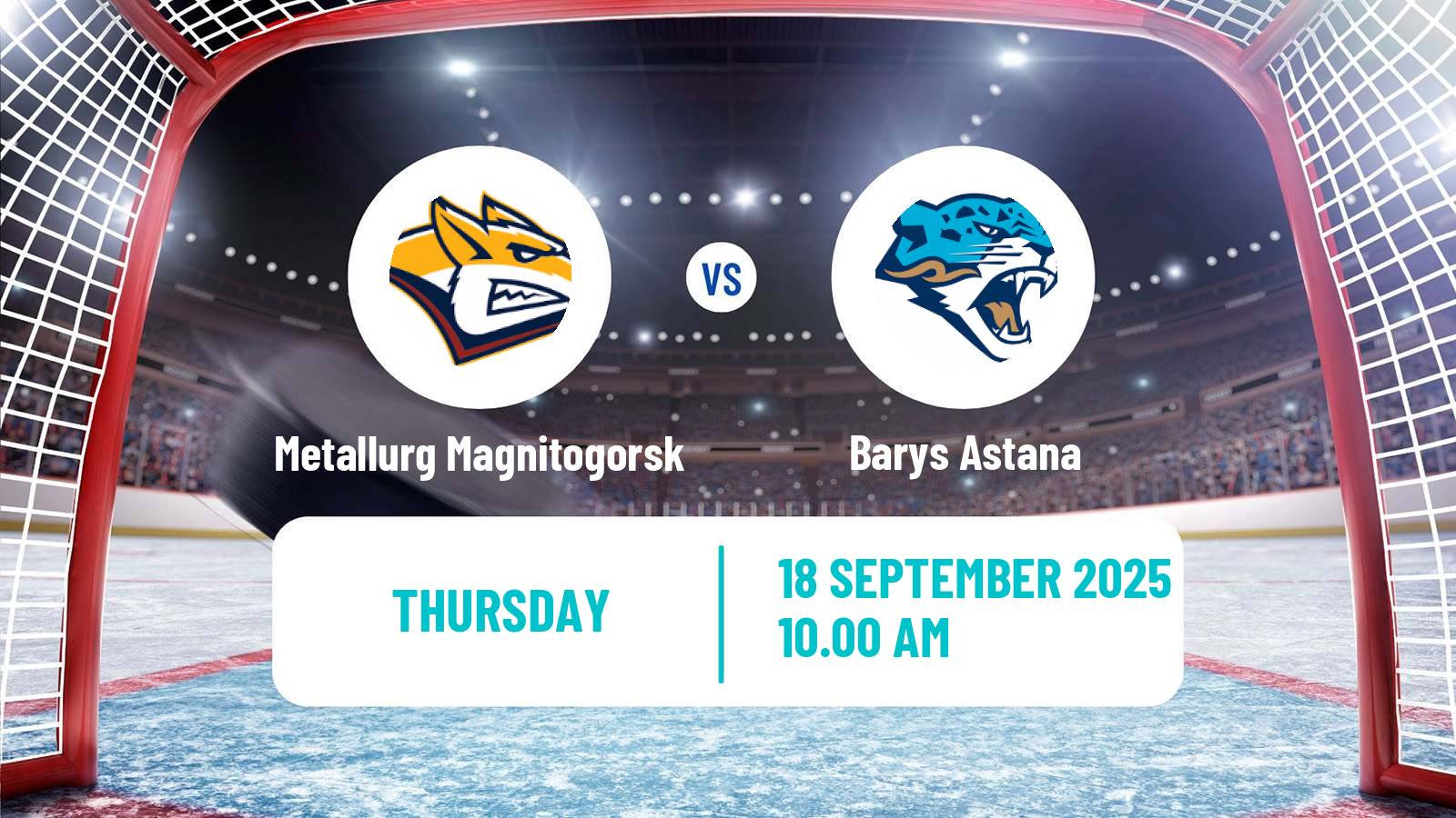 Hockey KHL Metallurg Magnitogorsk - Barys Astana