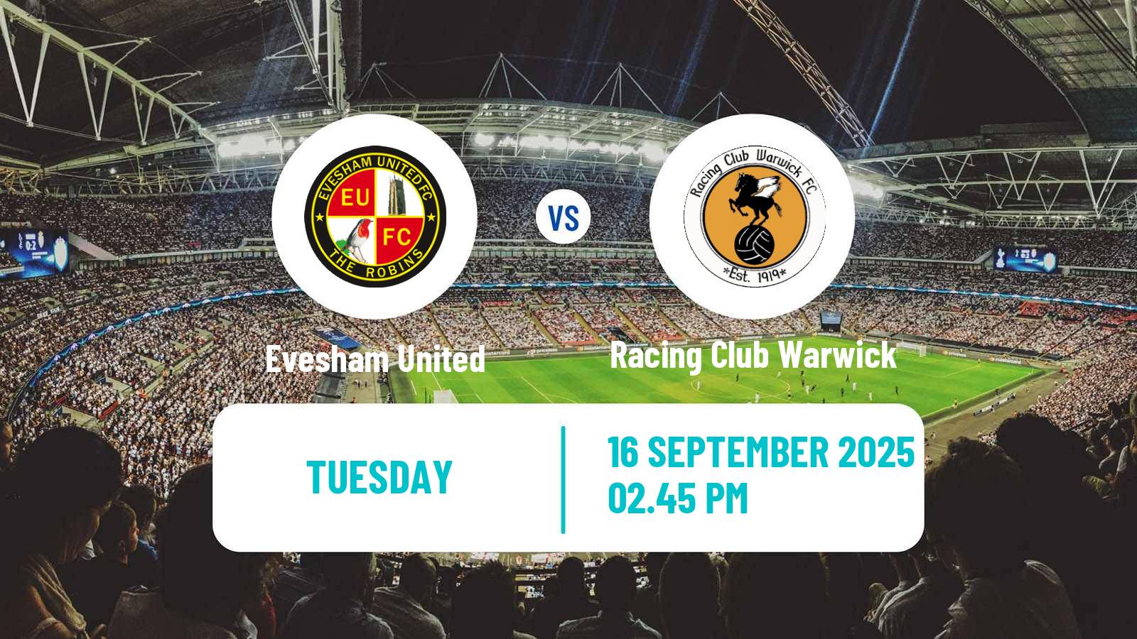 Football English FA Cup Evesham United - Racing Club Warwick