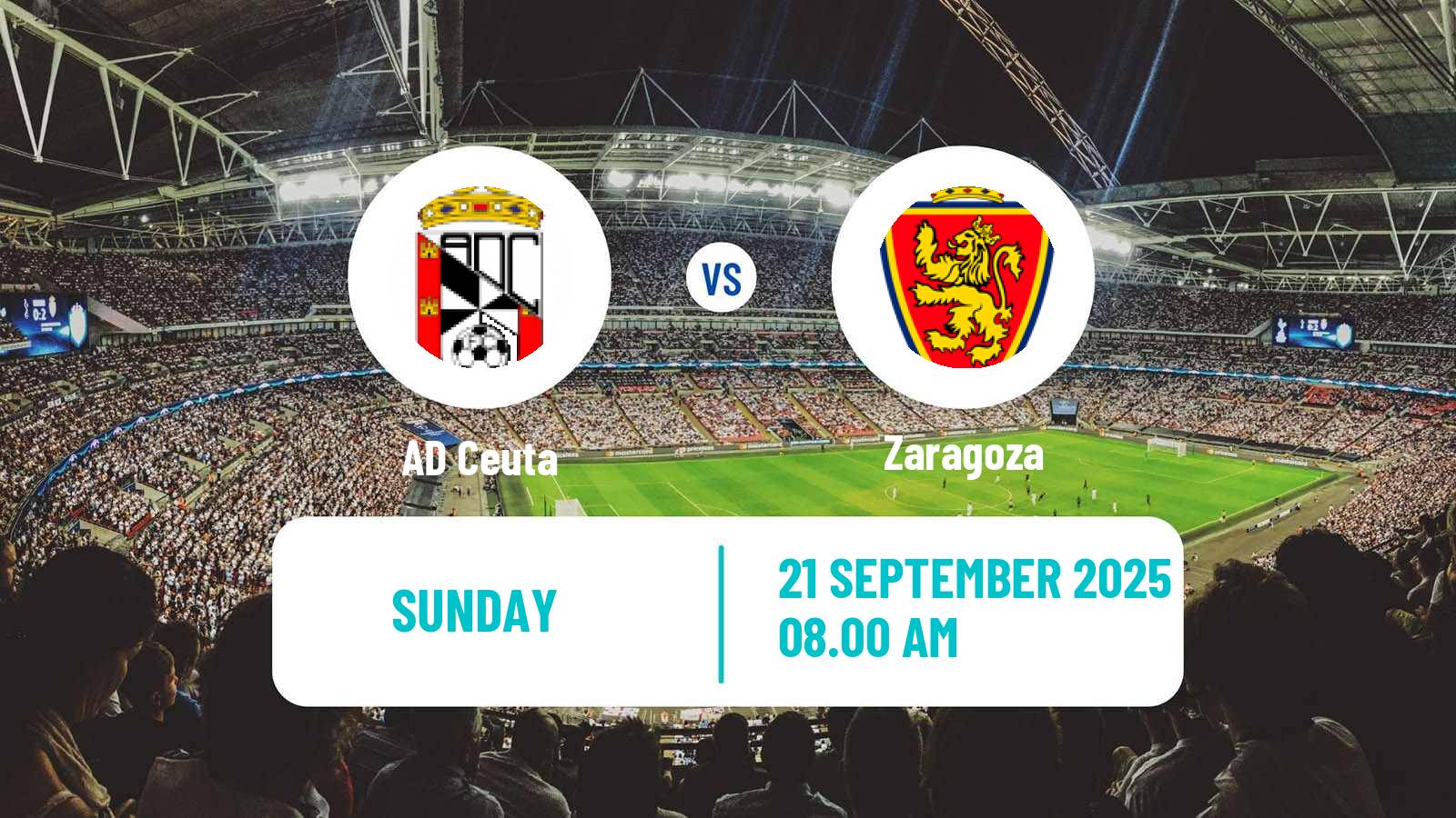 Football Spanish LaLiga2 Ceuta - Zaragoza
