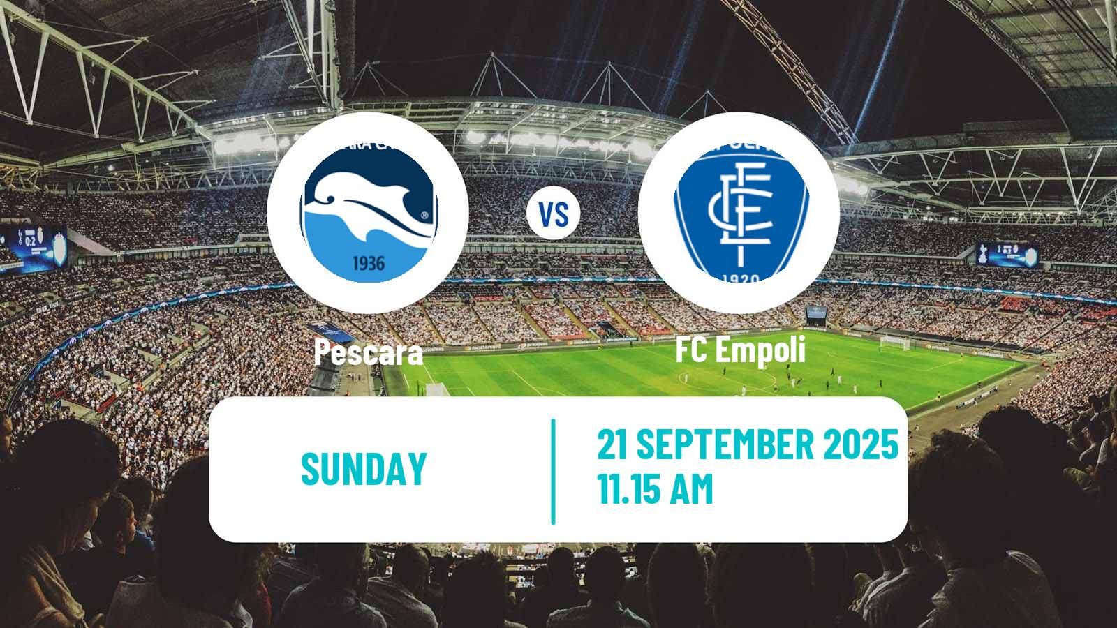 Football Italian Serie B Pescara - Empoli
