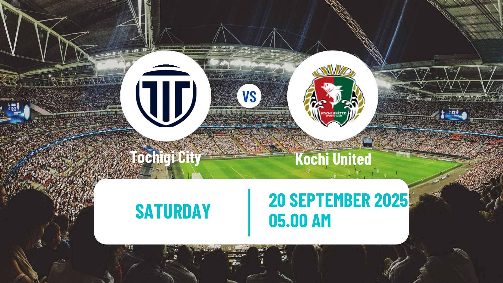 Football Japan J3 League Tochigi City - Kochi United
