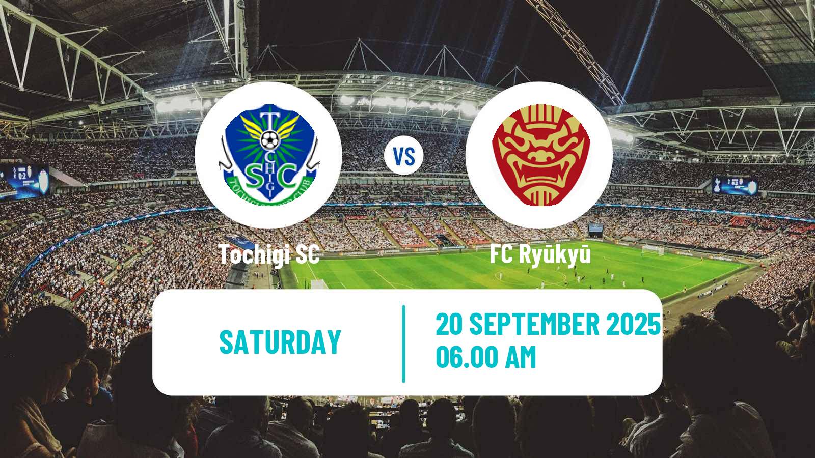 Football Japan J3 League Tochigi - Ryūkyū