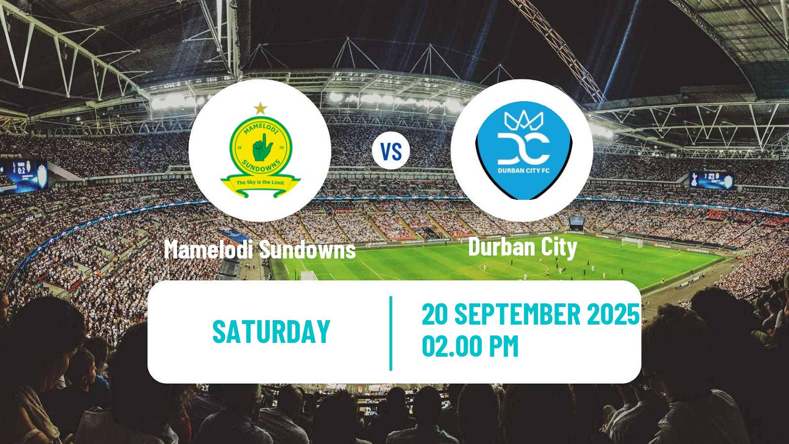 Football South African Premier Soccer League Mamelodi Sundowns - Durban City