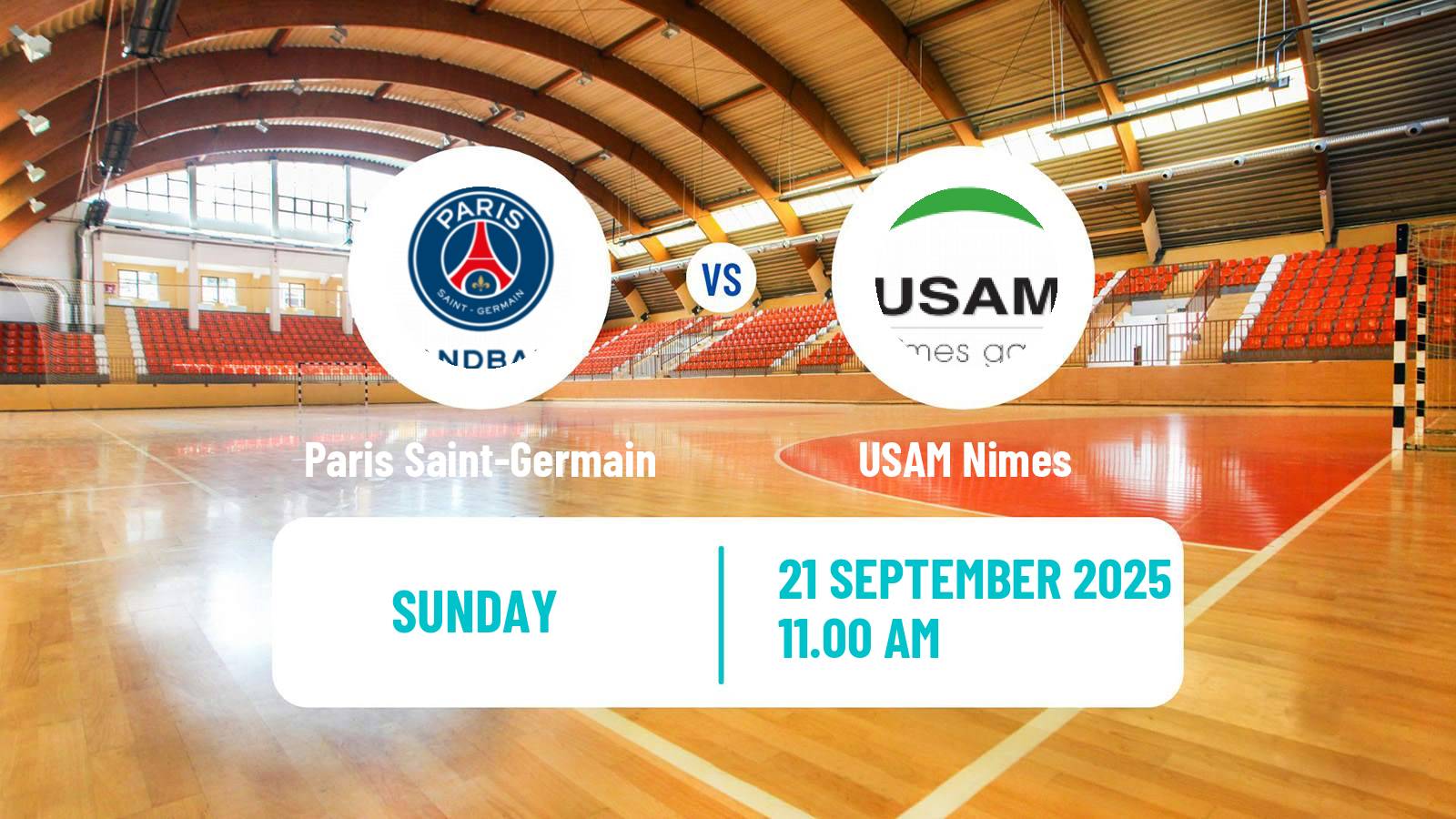 Handball French Starligue Handball Paris Saint-Germain - USAM Nimes