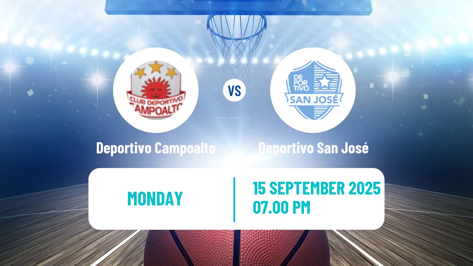 Basketball Paraguayan LNB Basketball Deportivo Campoalto - Deportivo San José