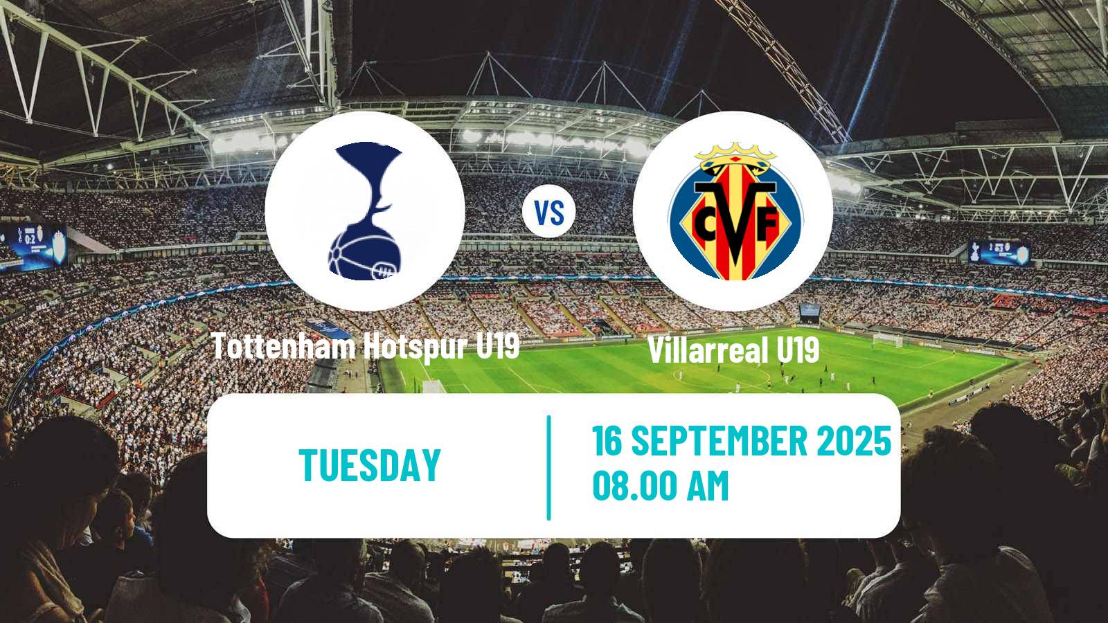 Football UEFA Youth League Tottenham Hotspur U19 - Villarreal U19