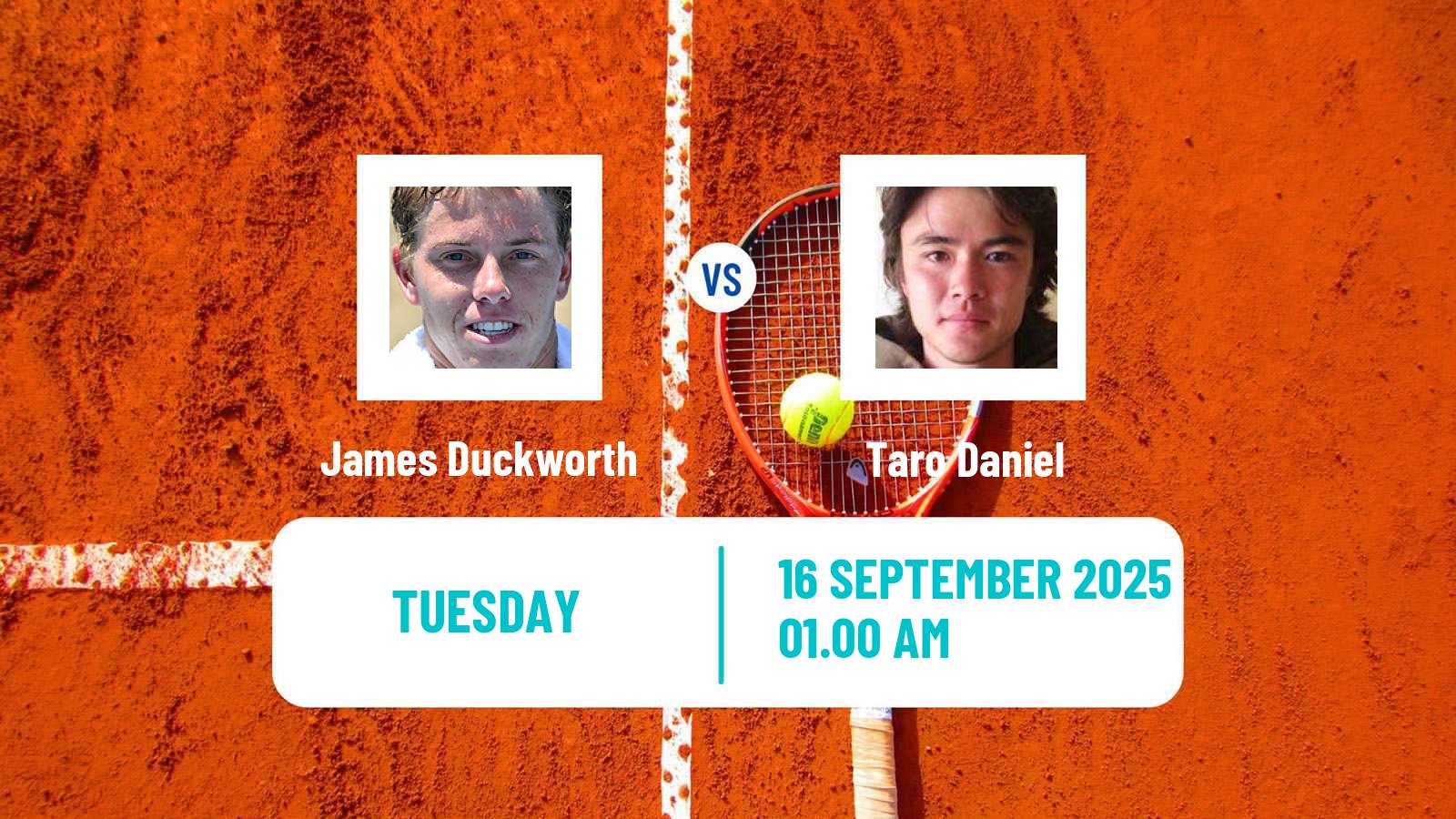 Tennis ATP Chengdu James Duckworth - Taro Daniel