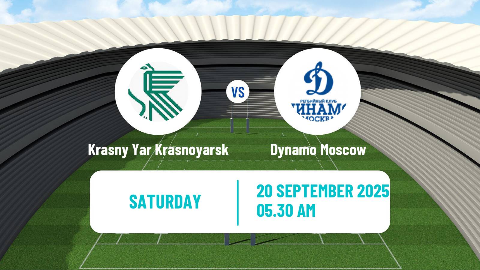 Rugby union Russian Premier League Rugby Krasny Yar Krasnoyarsk - Dynamo Moscow