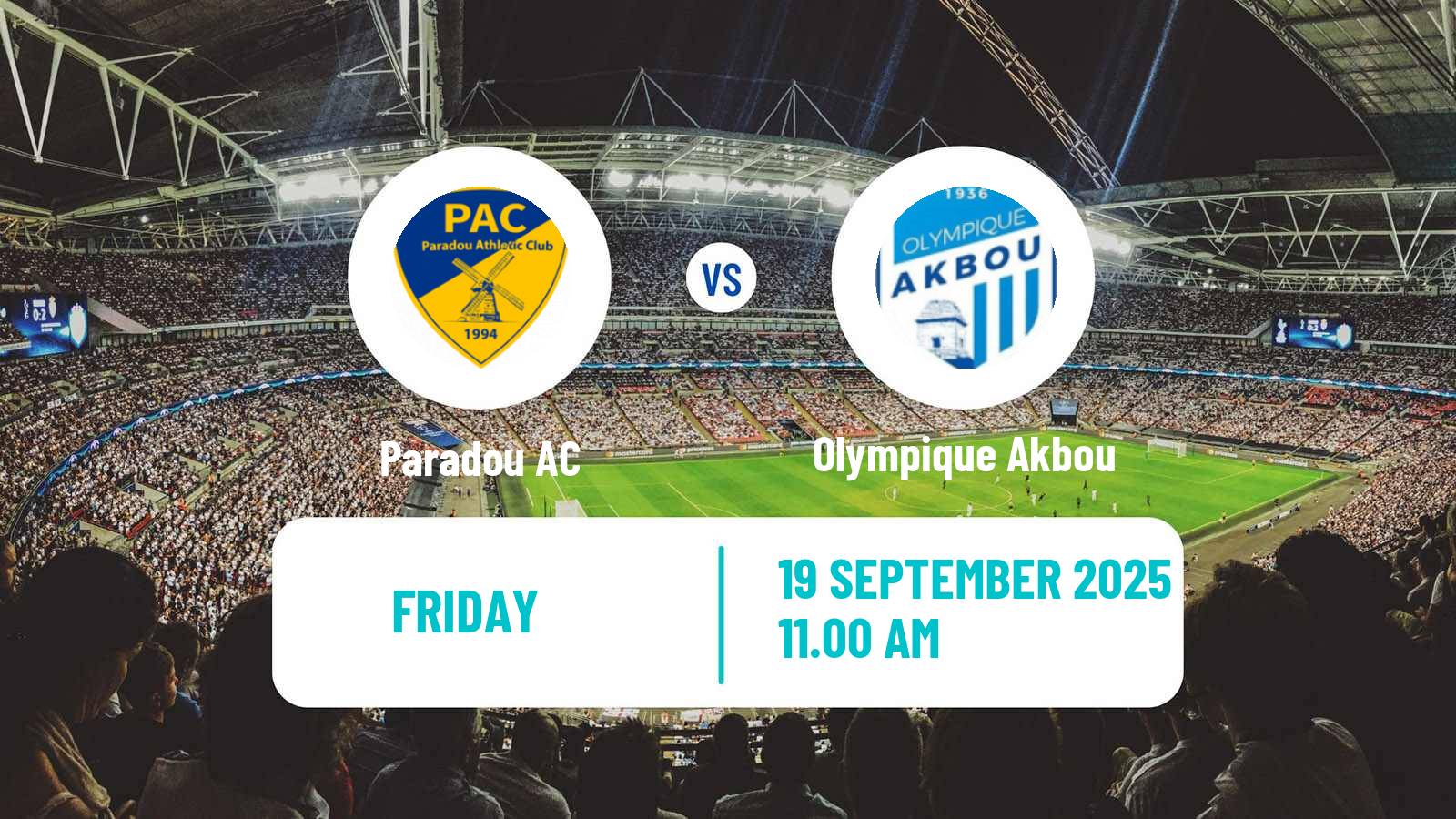 Football Algerian Ligue 1 Paradou - Olympique Akbou