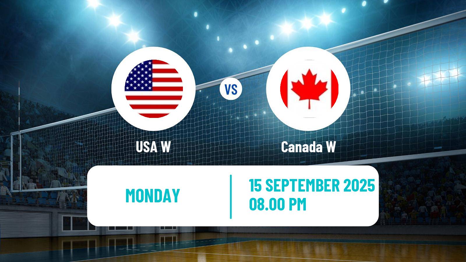 Volleyball Pan-American Cup Final Six Volleyball Women USA W - Canada W