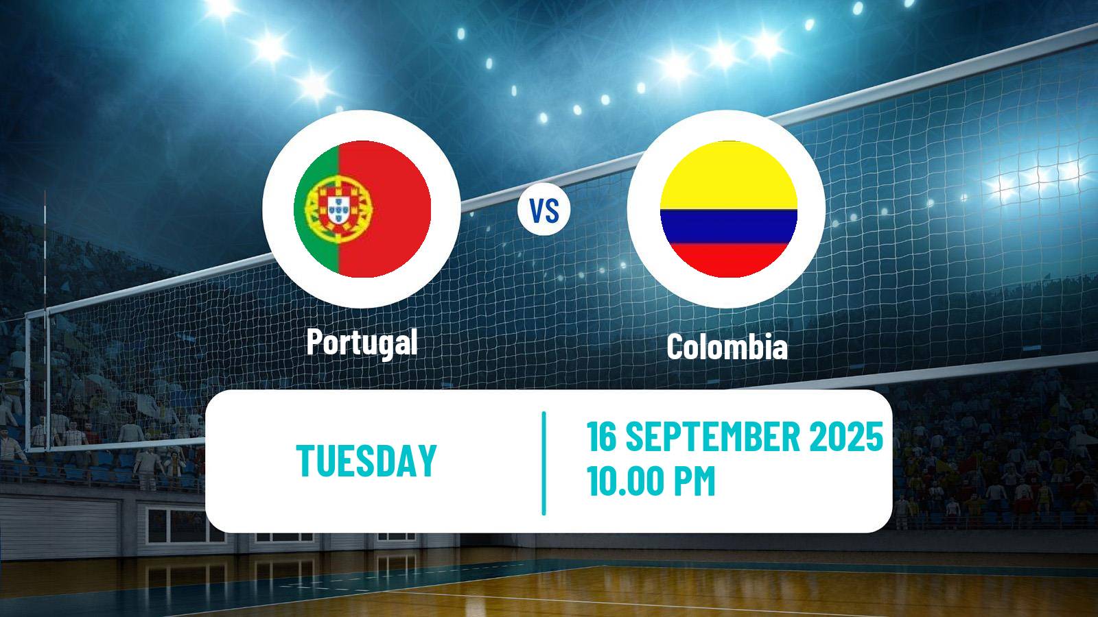 Volleyball World Championship Volleyball Portugal - Colombia