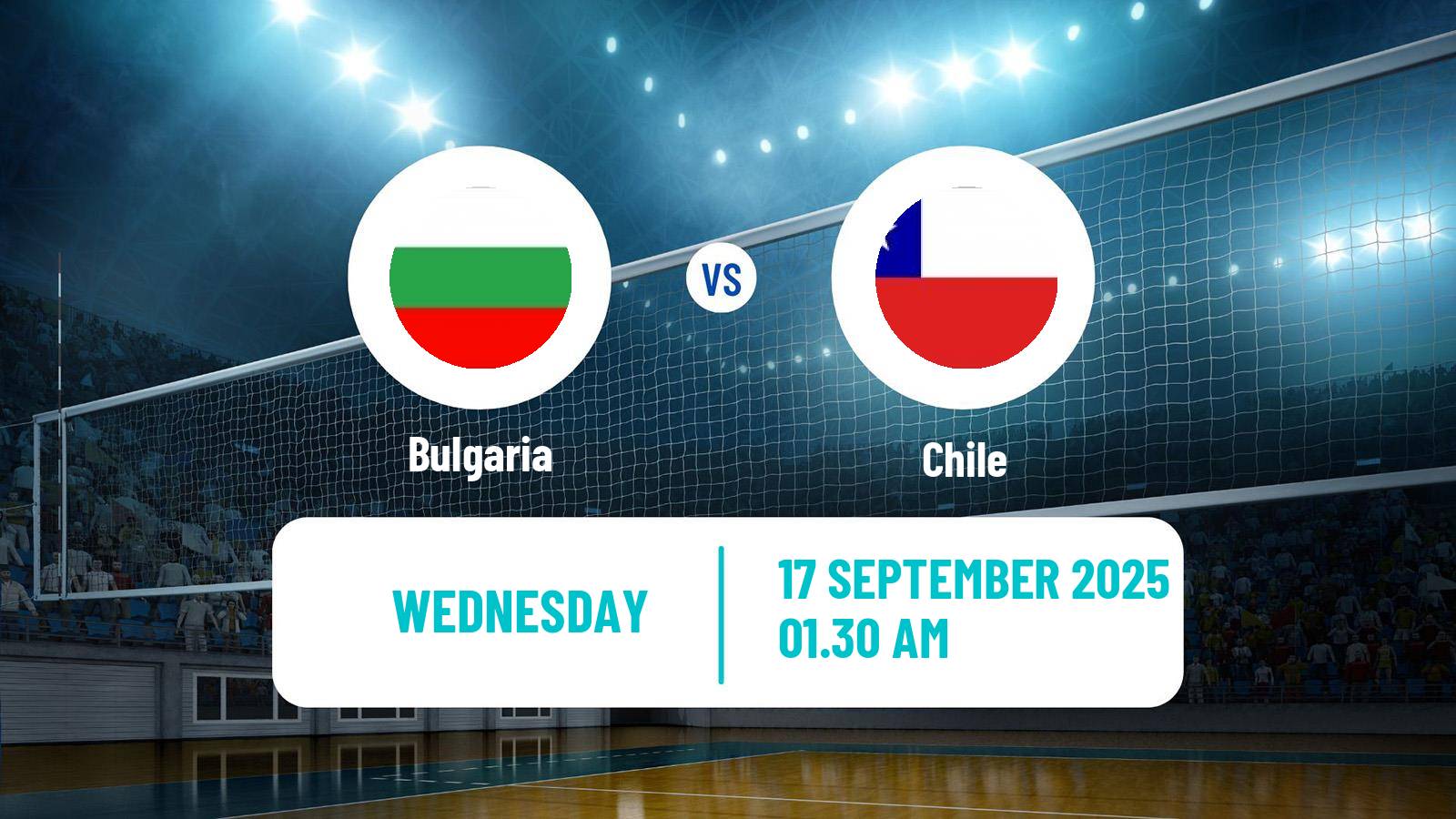 Volleyball World Championship Volleyball Bulgaria - Chile