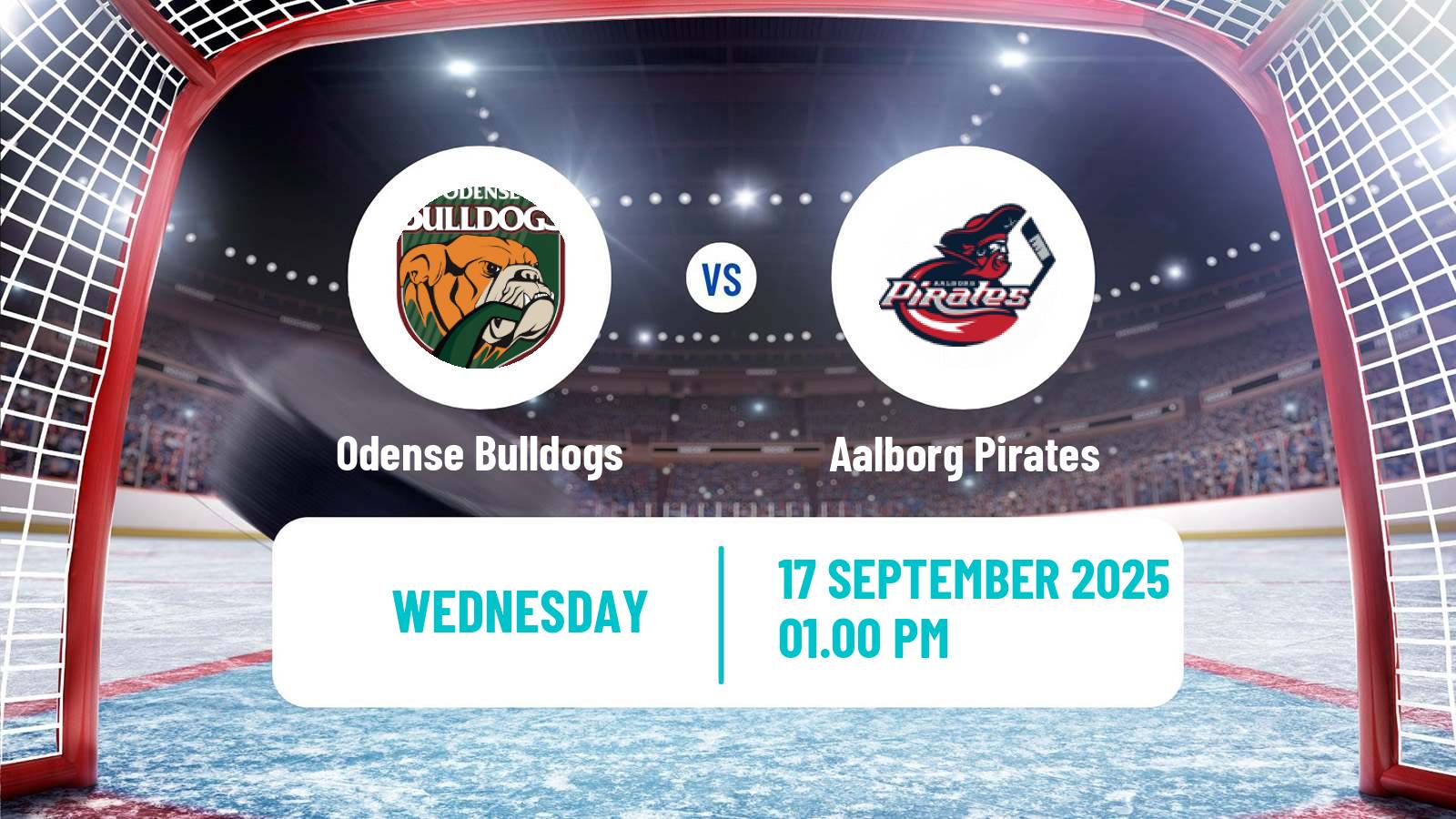 Hockey Danish Ishockey Ligaen Odense Bulldogs - Aalborg Pirates