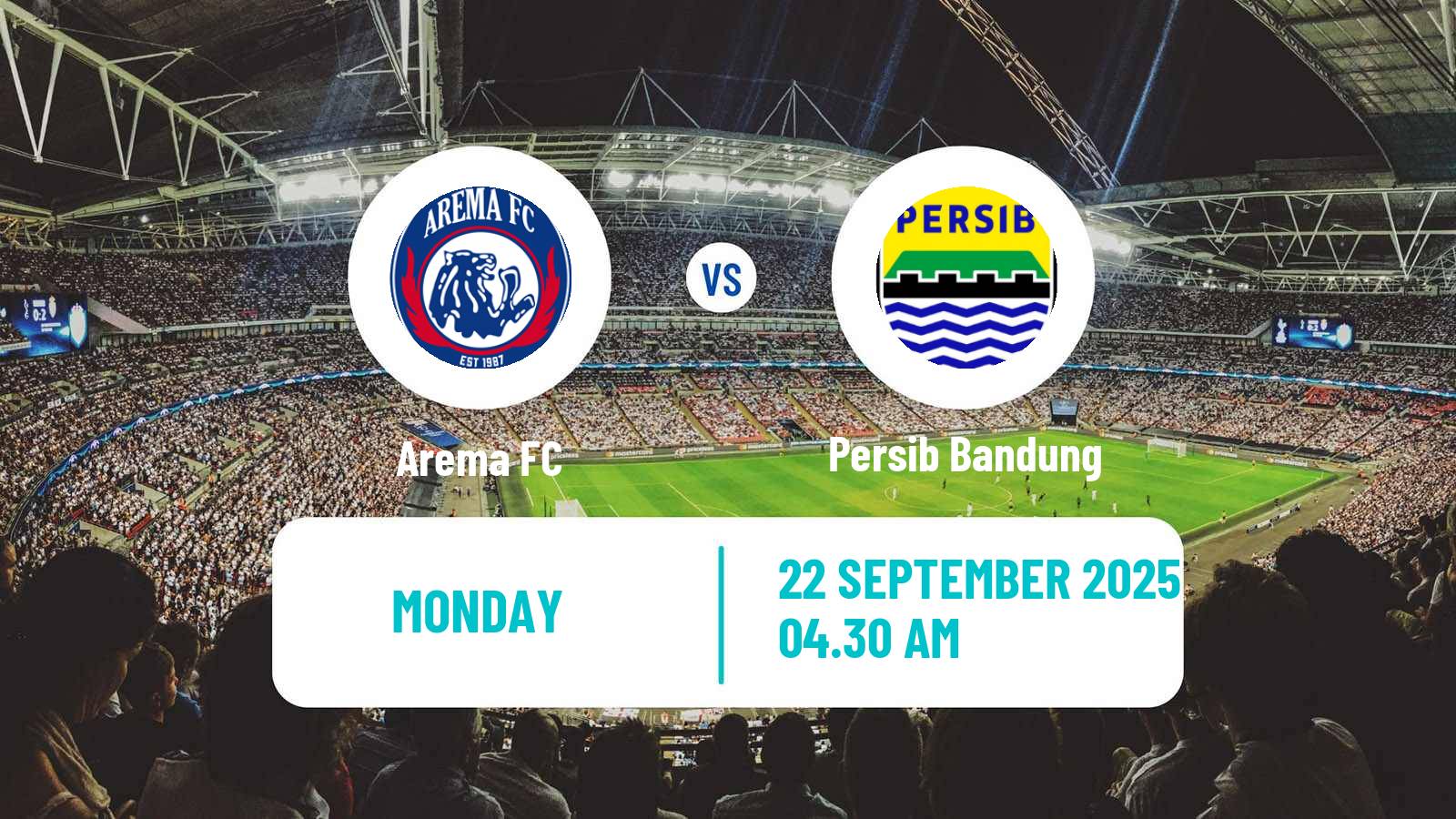 Football Indonesian Liga 1 Arema - Persib Bandung