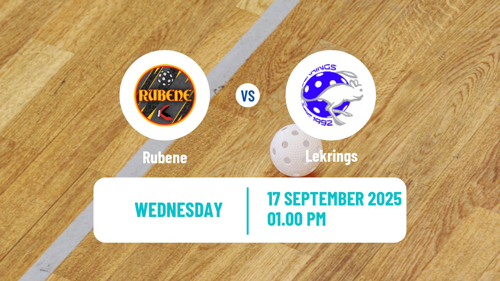 Floorball Latvian Elvi Liga Rubene - Lekrings