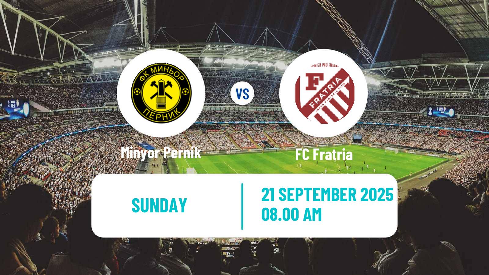 Football Bulgarian Vtora Liga Minyor Pernik - Fratria