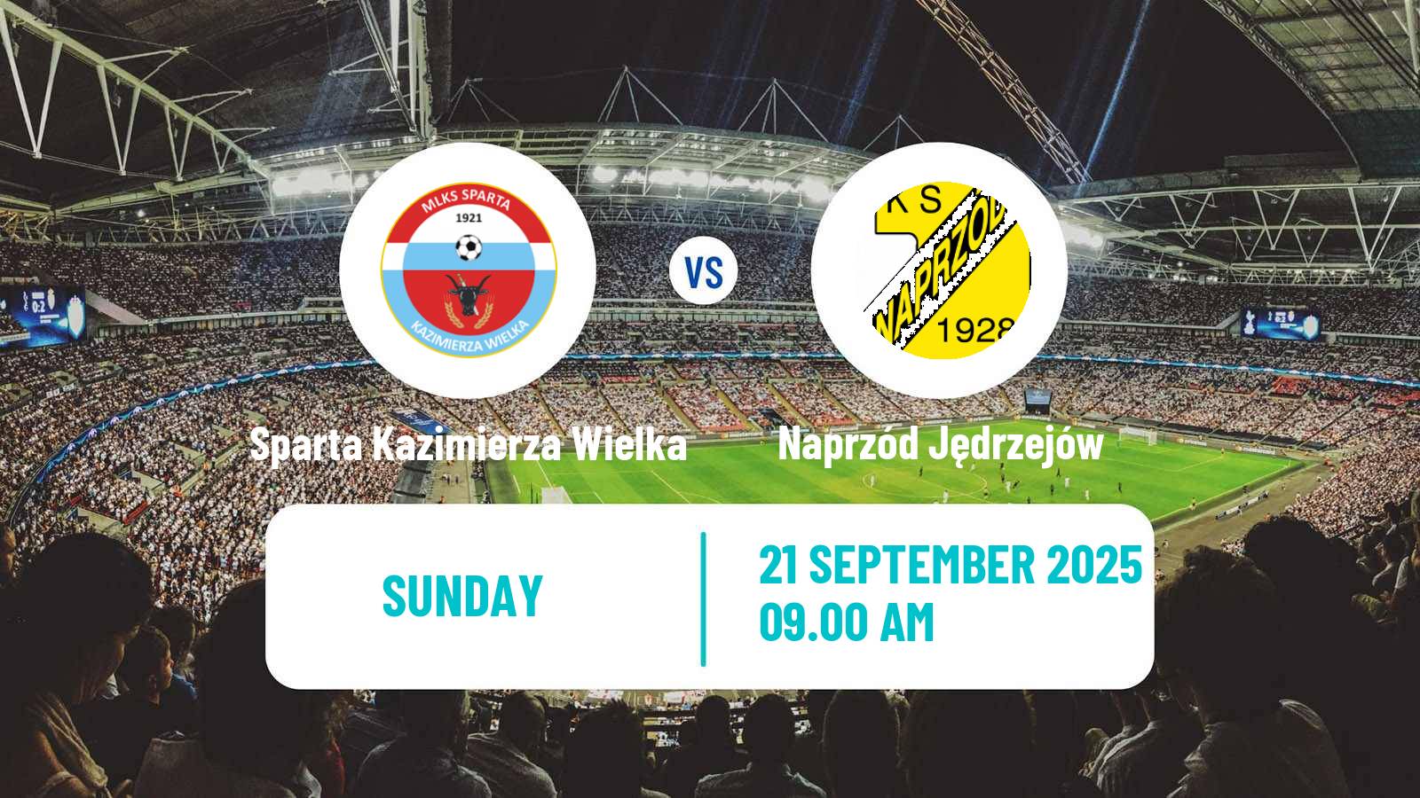 Football Polish Division 3 - Group IV Sparta Kazimierza Wielka - Naprzód Jędrzejów