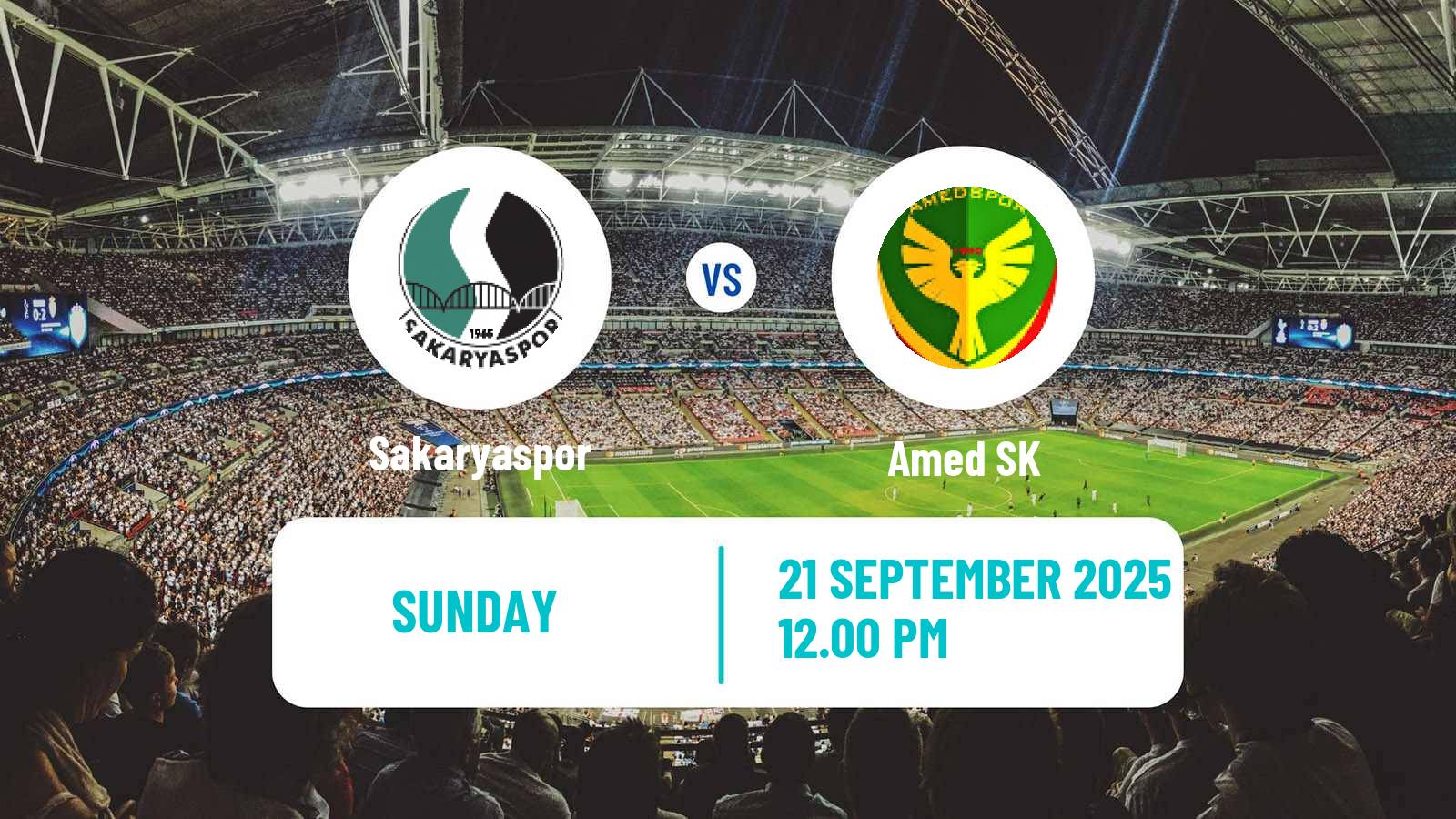 Football Turkish First League Sakaryaspor - Amed SK