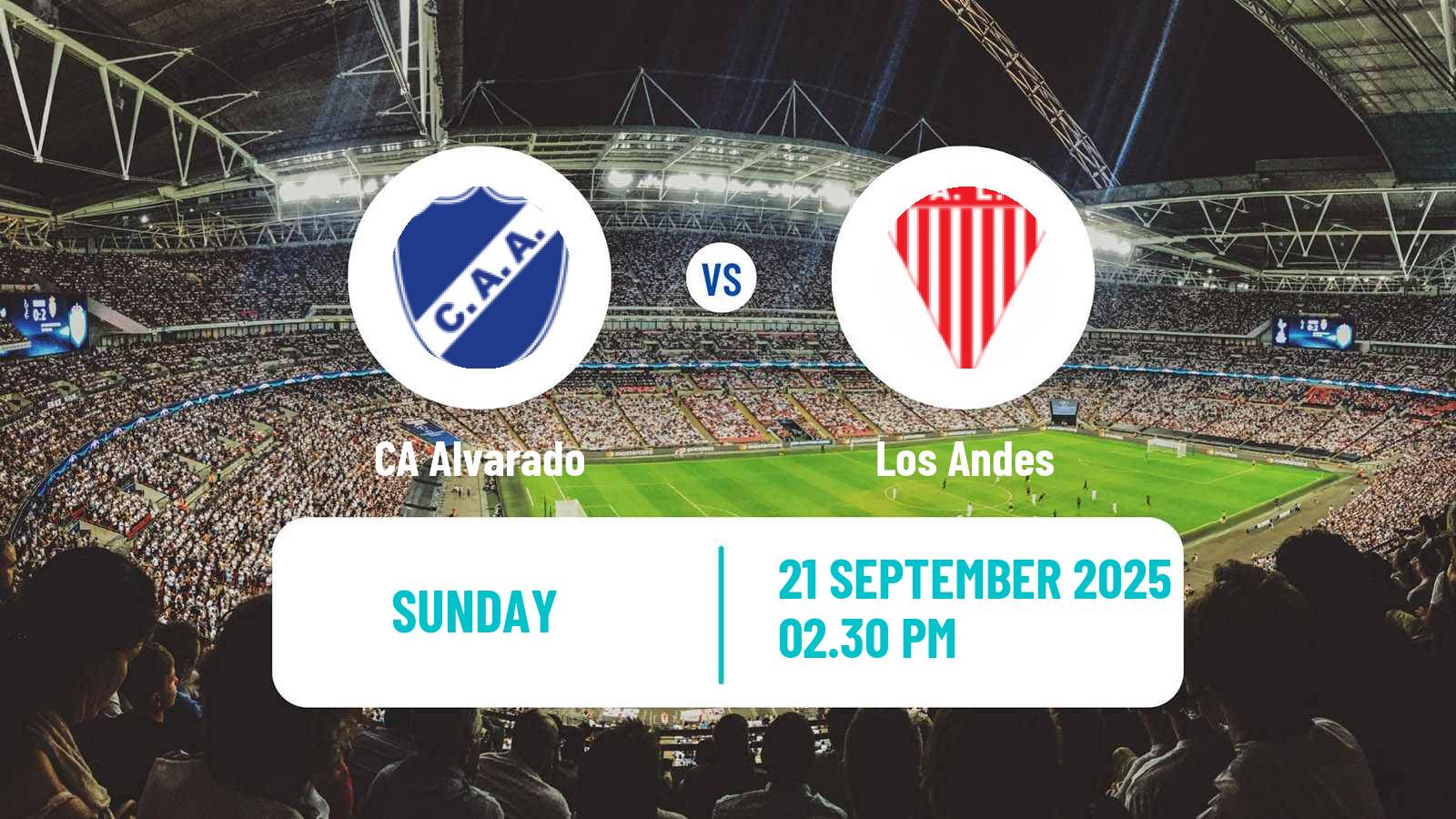Football Argentinian Primera Nacional Alvarado - Los Andes