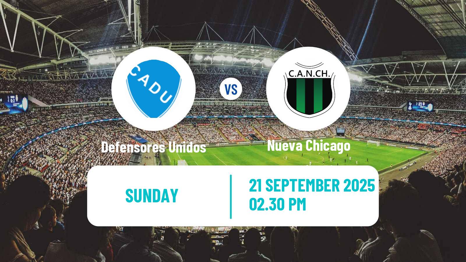 Football Argentinian Primera Nacional Defensores Unidos - Nueva Chicago