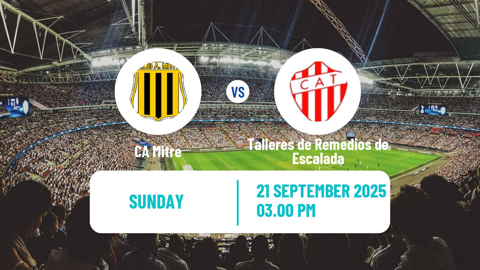 Football Argentinian Primera Nacional Mitre - Talleres de Remedios de Escalada