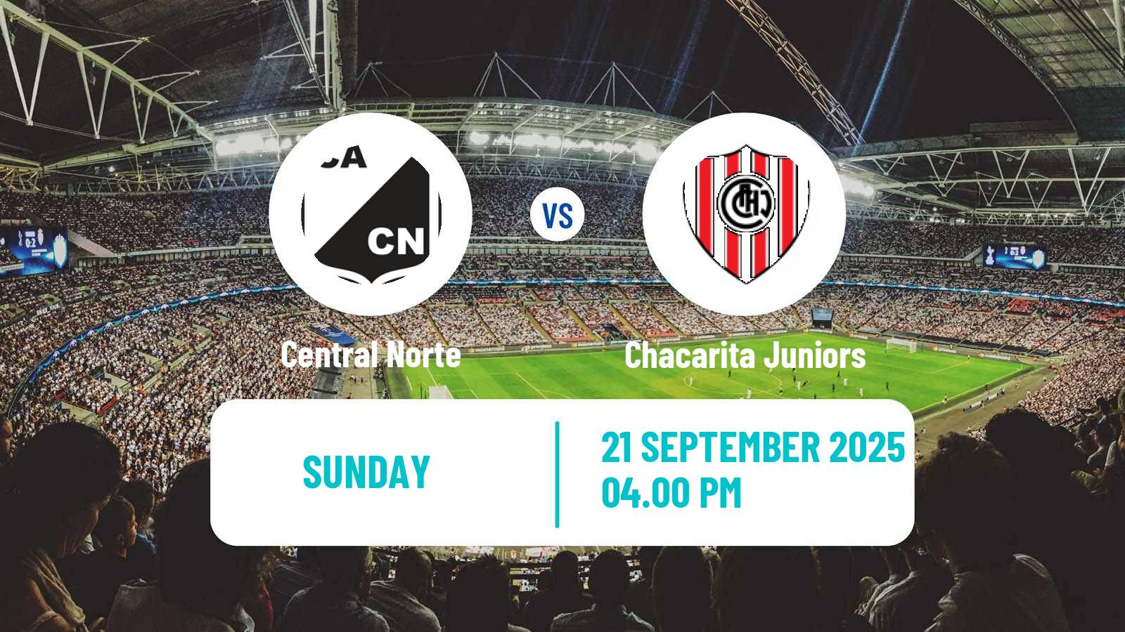 Football Argentinian Primera Nacional Central Norte - Chacarita Juniors