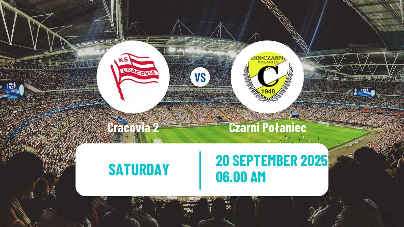 Football Polish Division 3 - Group IV Cracovia 2 - Czarni Połaniec
