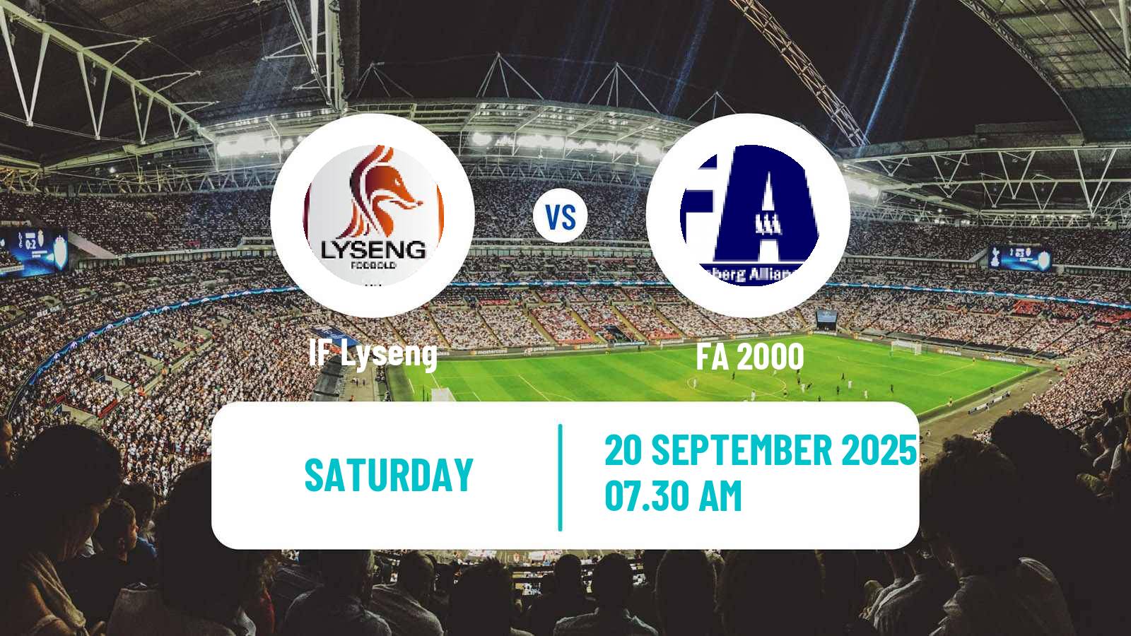 Football Danish 3 Division Lyseng - FA 2000