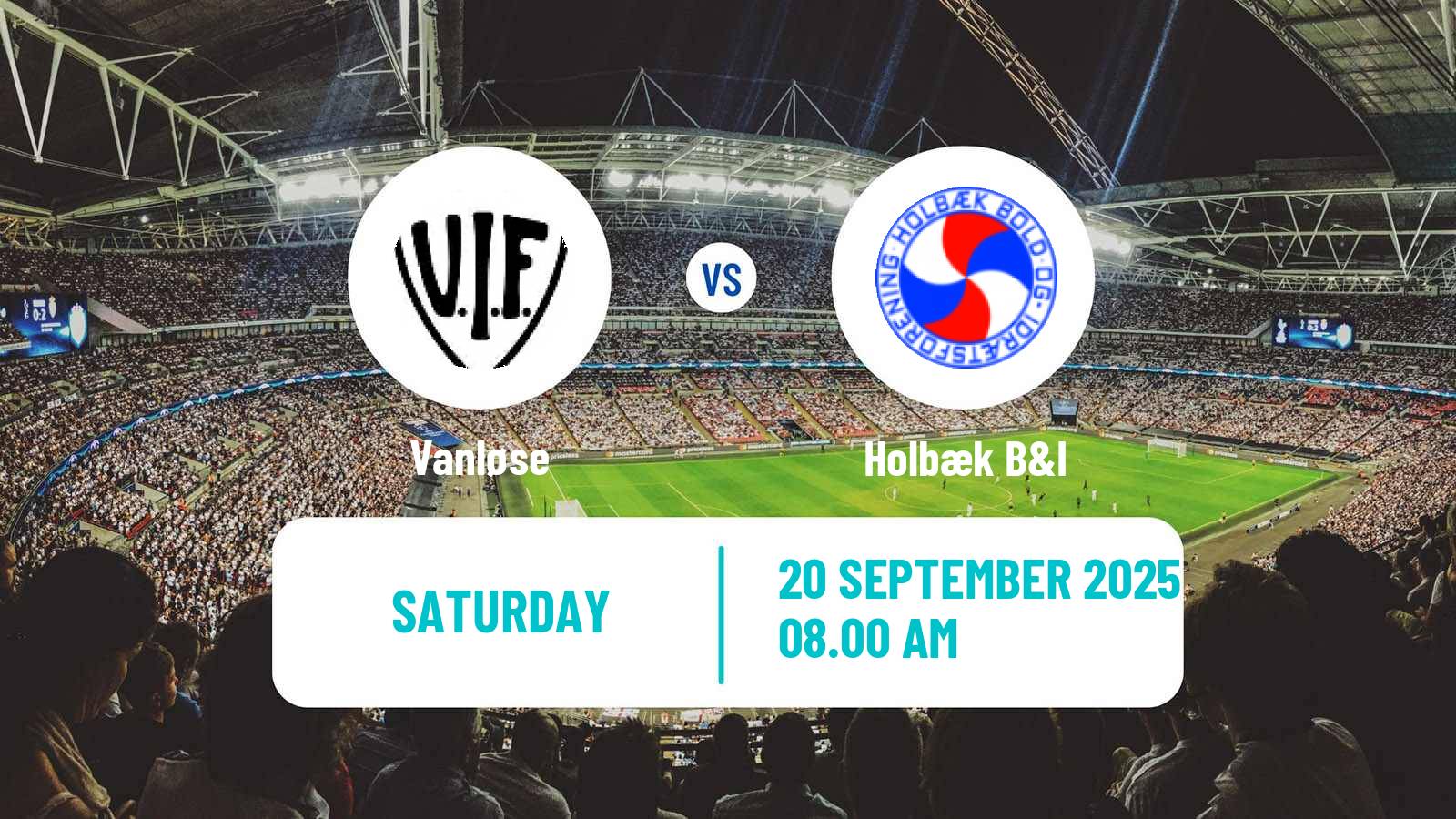 Football Danish 3 Division Vanløse - Holbæk