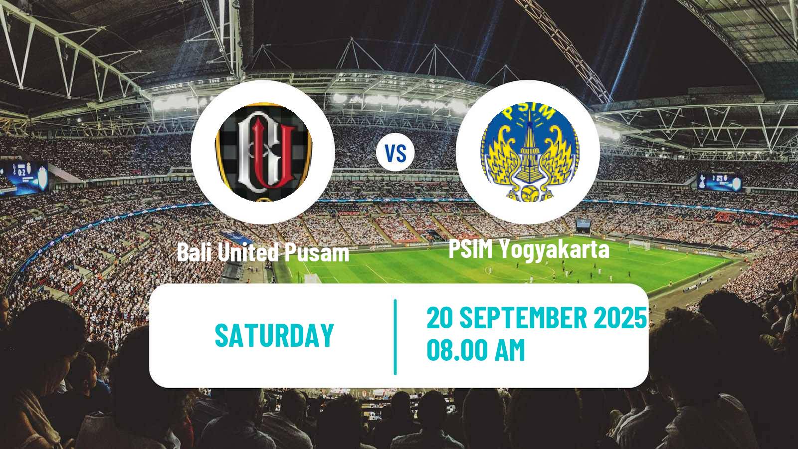 Football Indonesian Liga 1 Bali United Pusam - PSIM Yogyakarta