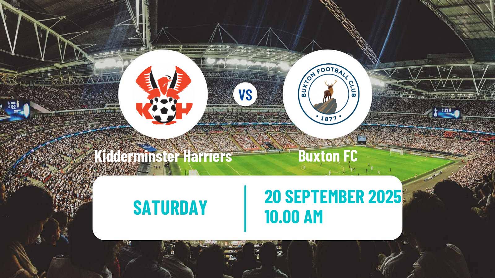 Football English National League North Kidderminster Harriers - Buxton