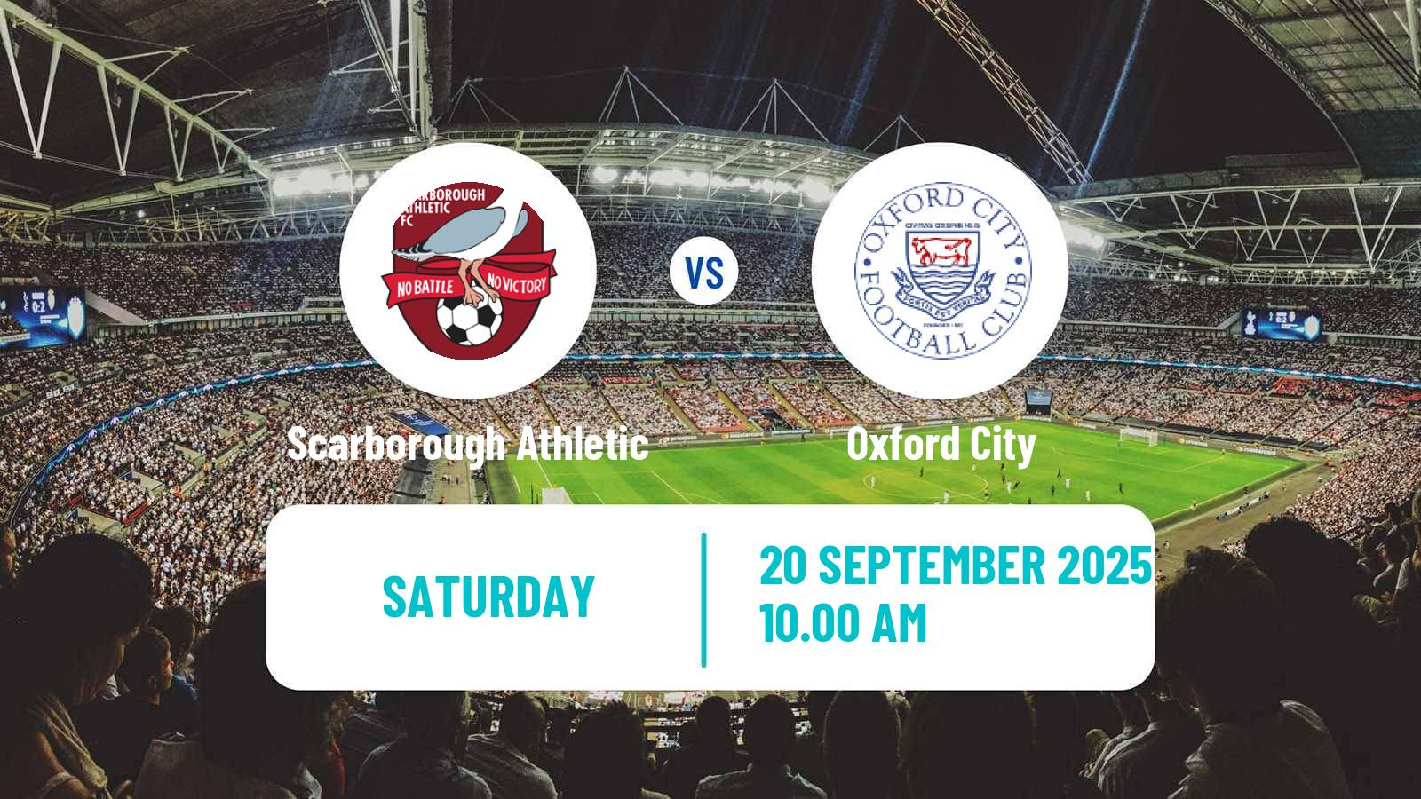 Football English National League North Scarborough Athletic - Oxford City