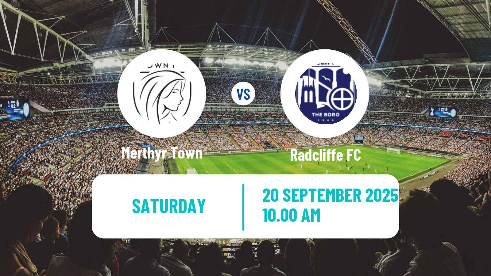 Football English National League North Merthyr Town - Radcliffe