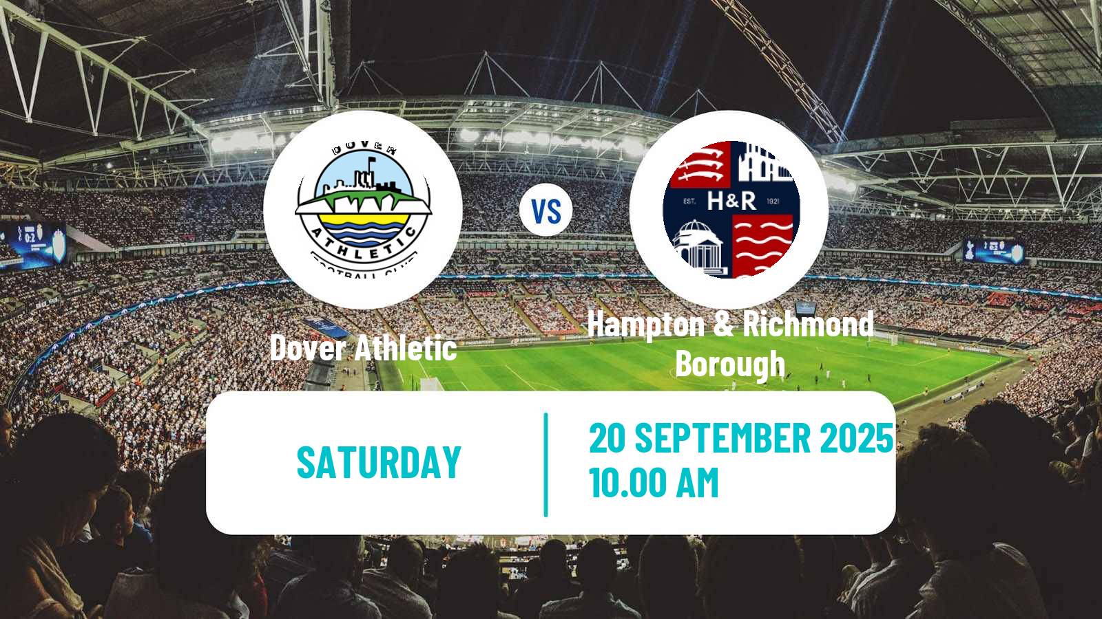 Football English National League South Dover Athletic - Hampton & Richmond Borough