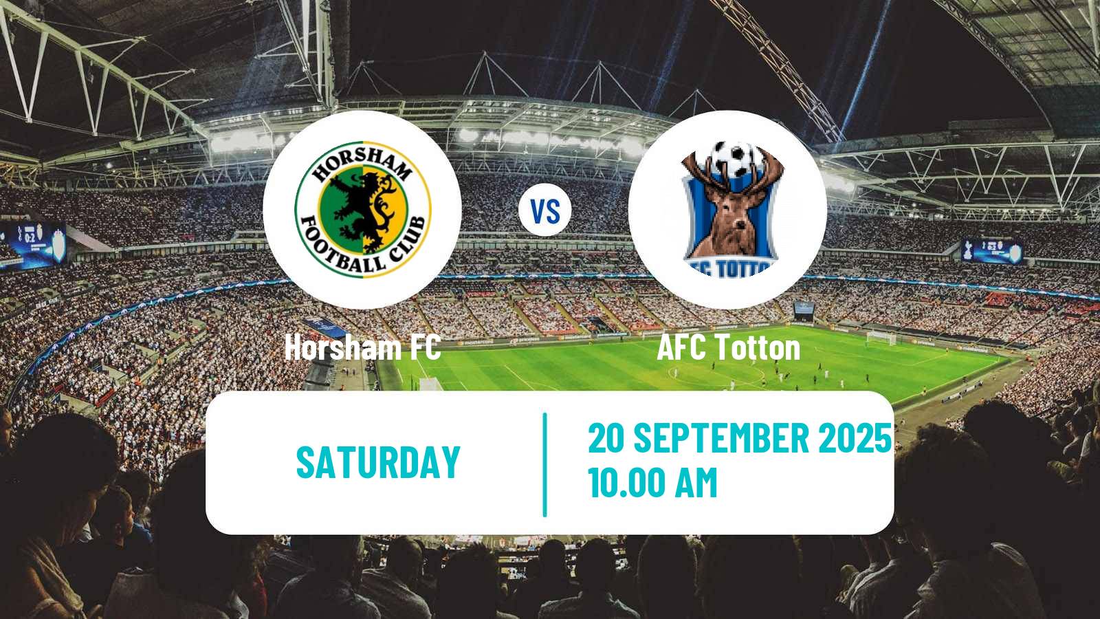 Football English National League South Horsham - Totton