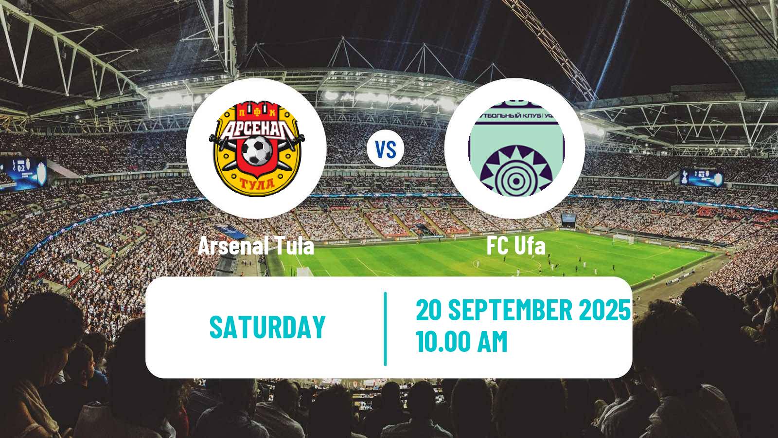 Football Russian FNL Arsenal Tula - Ufa