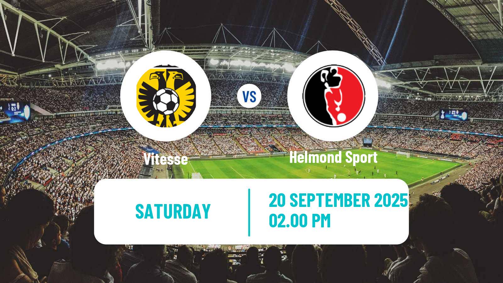 Football Dutch Eerste Divisie Vitesse - Helmond Sport