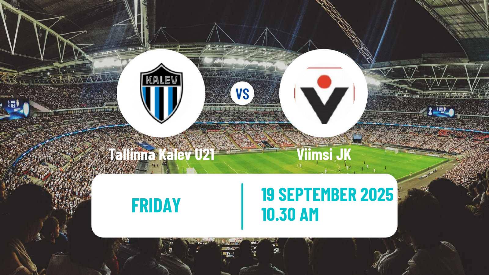 Football Estonian Esiliiga Tallinna Kalev U21 - Viimsi JK