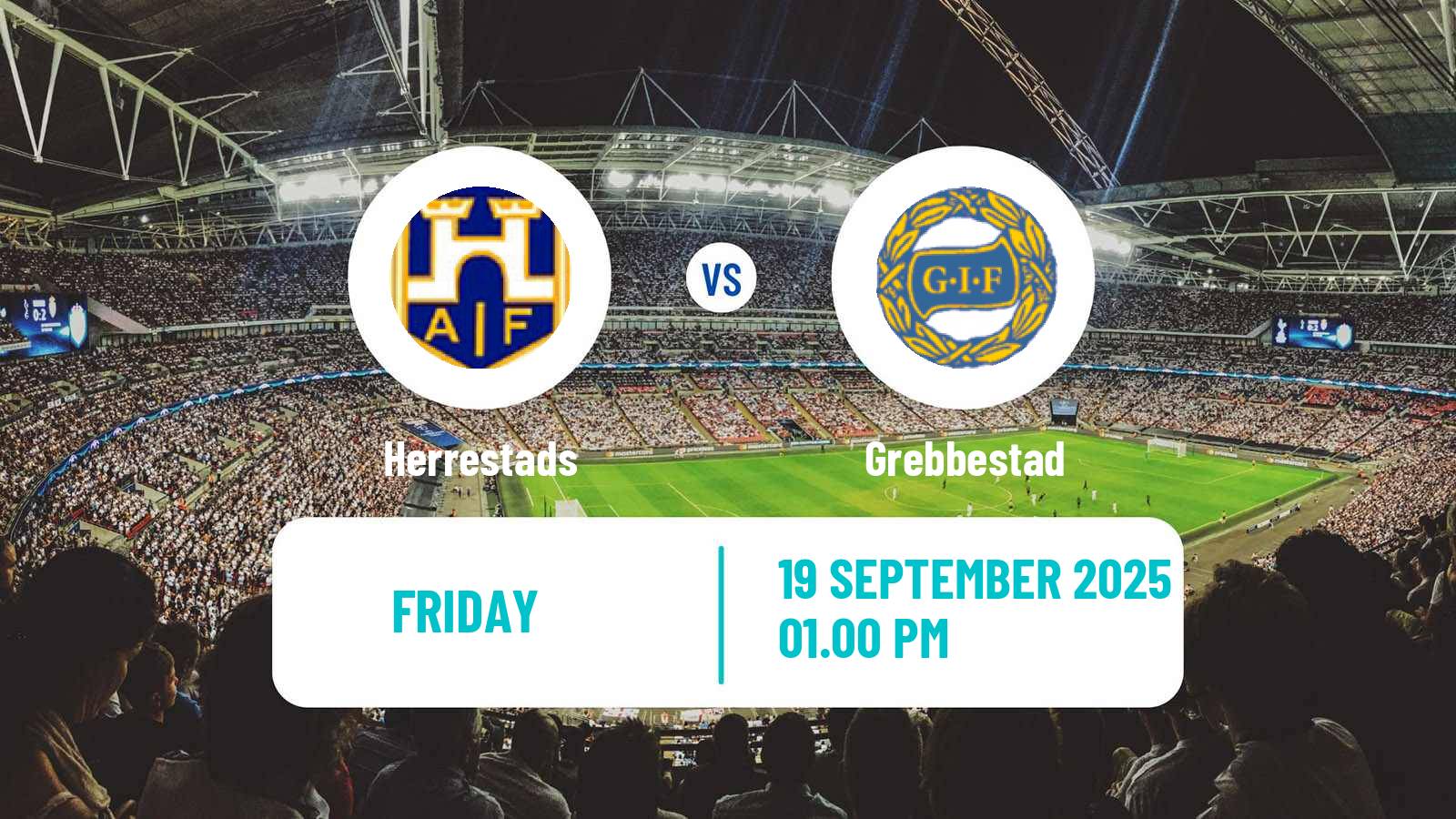 Football Swedish Division 2 - Norra Götaland Herrestads - Grebbestad