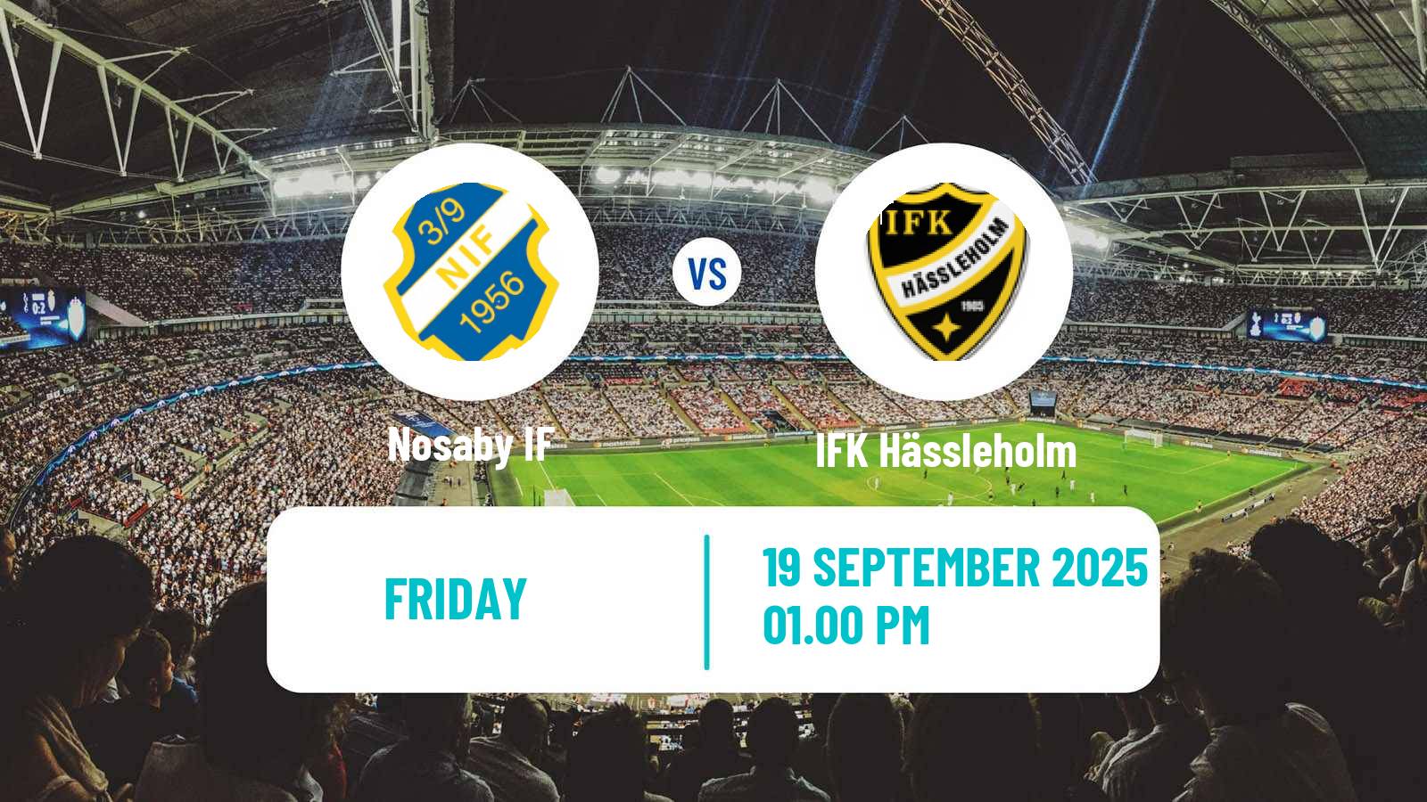 Football Swedish Division 2 - Södra Götaland Nosaby - IFK Hässleholm
