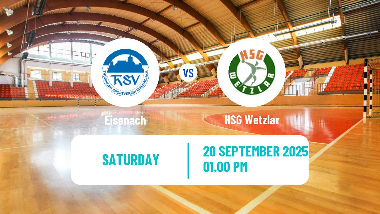 Handball German Bundesliga Handball Eisenach - HSG Wetzlar
