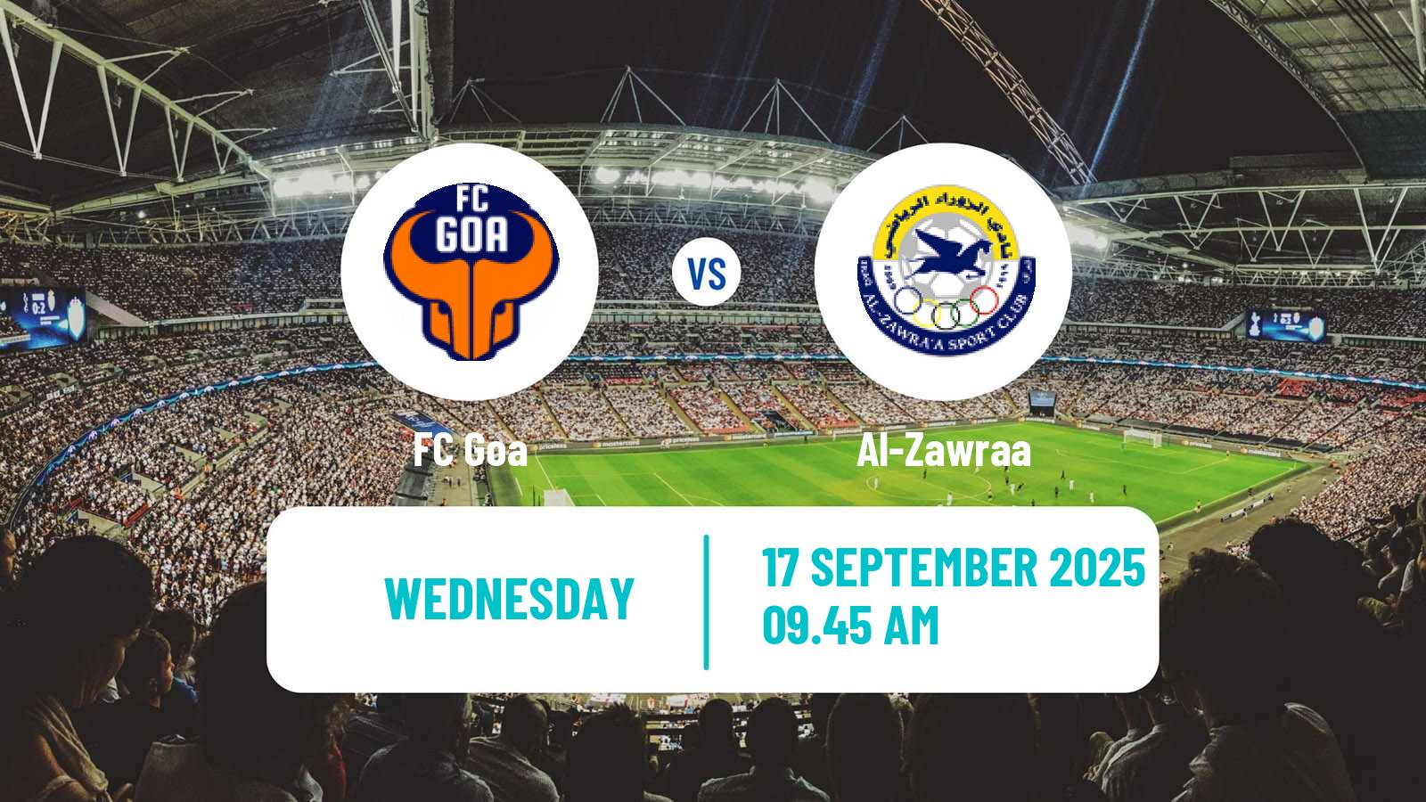 Football AFC Champions League 2 Goa - Al-Zawraa