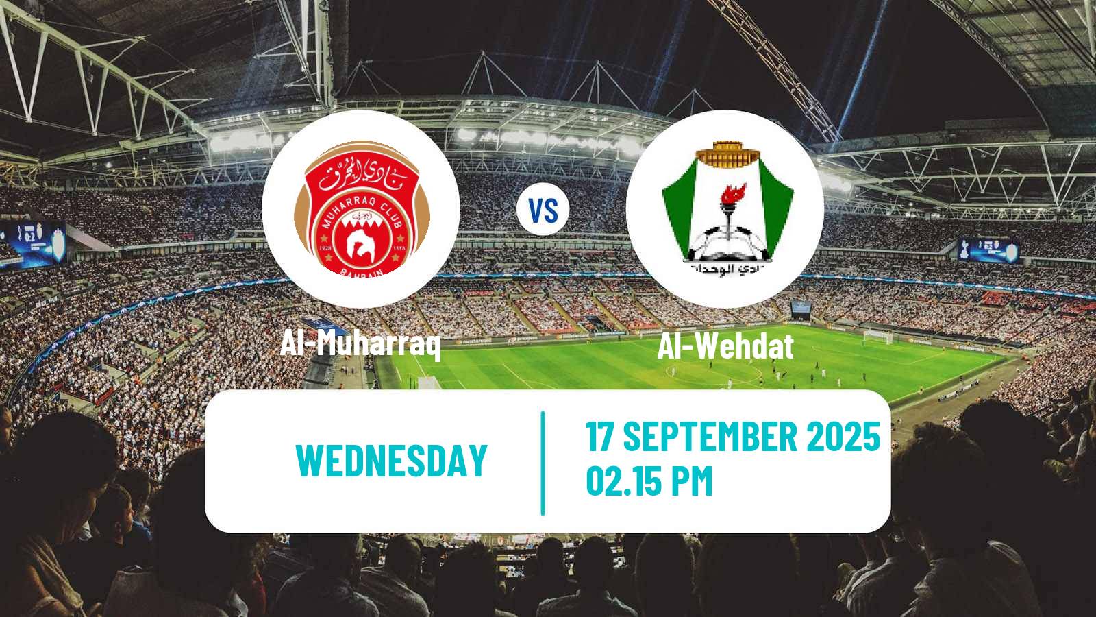 Football AFC Champions League 2 Al-Muharraq - Al-Wehdat