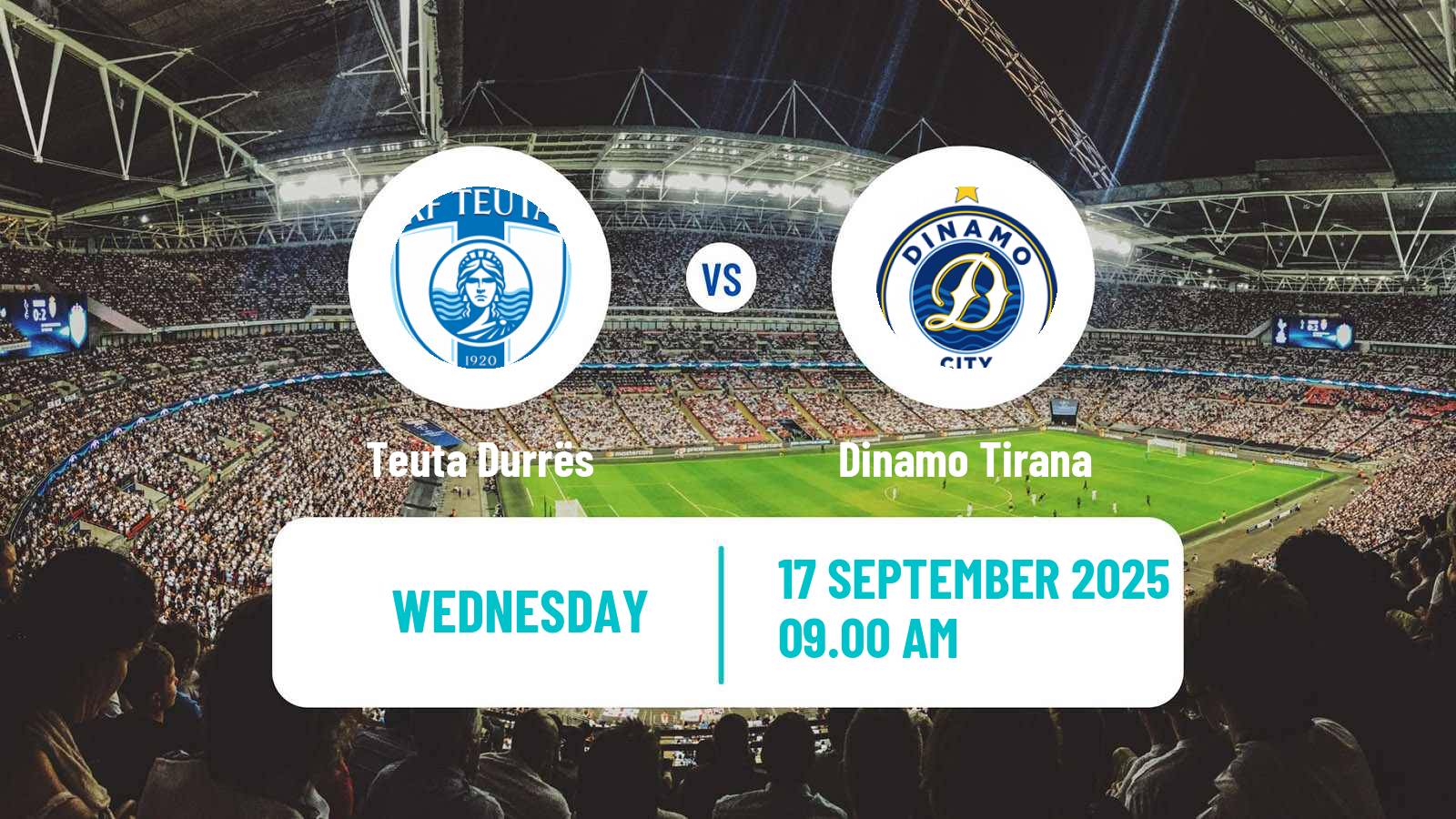 Football Albanian Super League Teuta Durrës - Dinamo Tirana