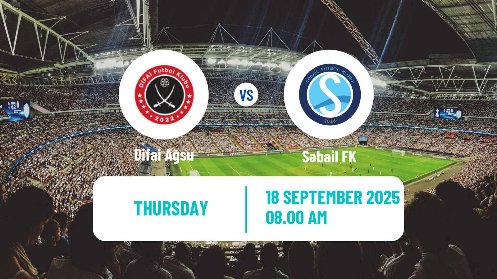 Football Azerbaijan First Division Difai Ağsu - Səbail