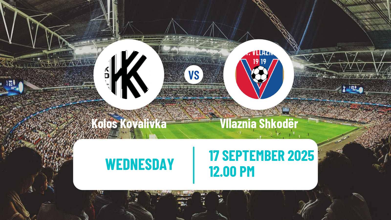 Soccer UEFA Europa Cup Women Kolos Kovalivka - Vllaznia Shkodër